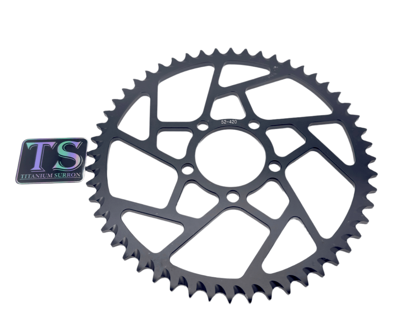 52 Tooth Hardened Aluminum 420 Sprocket for E - moto