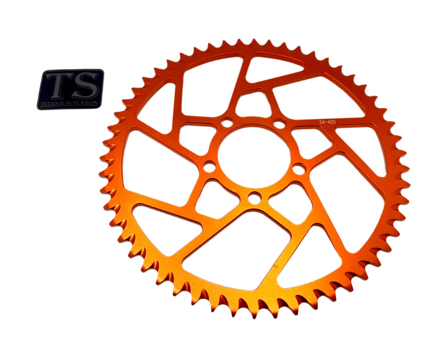 54 Tooth Hardened Aluminum 420 Sprocket for E - moto