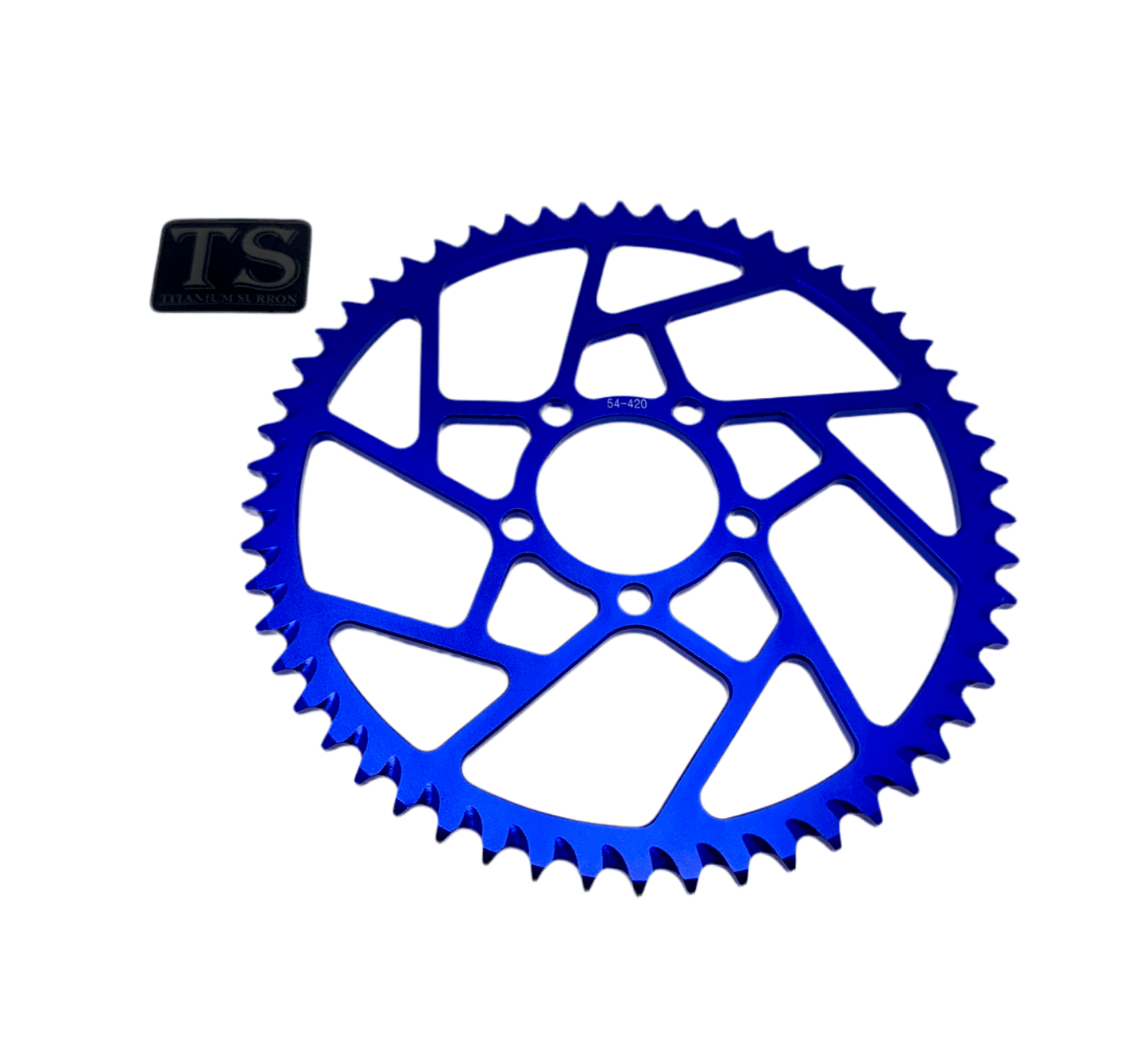 54 Tooth Hardened Aluminum 420 Sprocket for E - moto