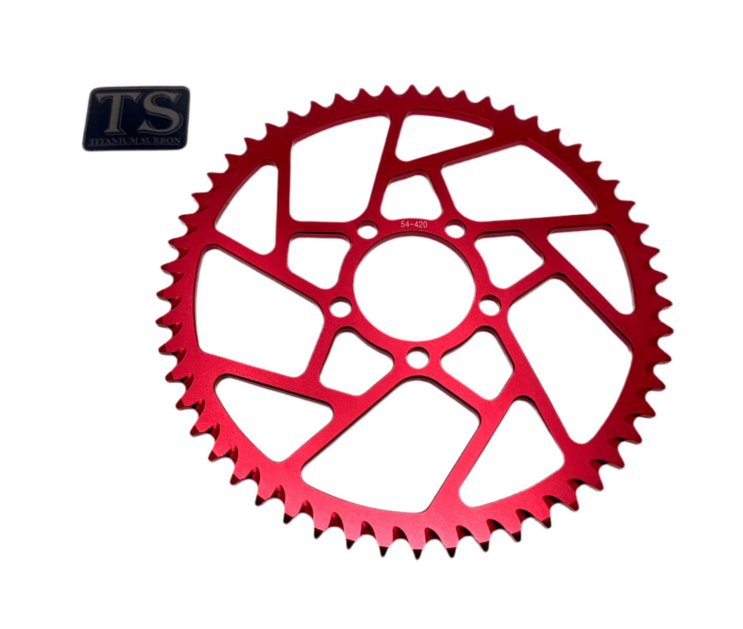 54 Tooth Hardened Aluminum 420 Sprocket for E - moto