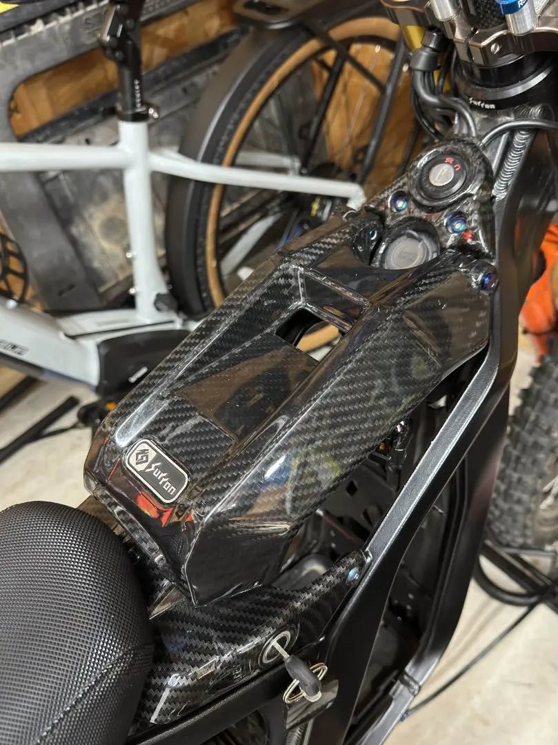 Surron LBX Carbon Fiber Wrap Kit — MXwraps – Titanium Surron