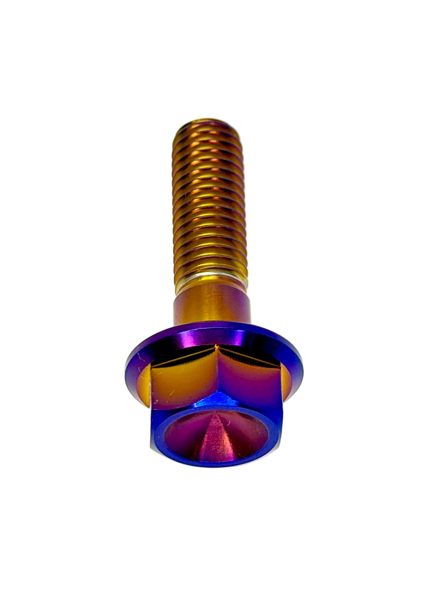 Titanium M8x1.25x30mm Hex Flange Bolt (Aerospace Grade)