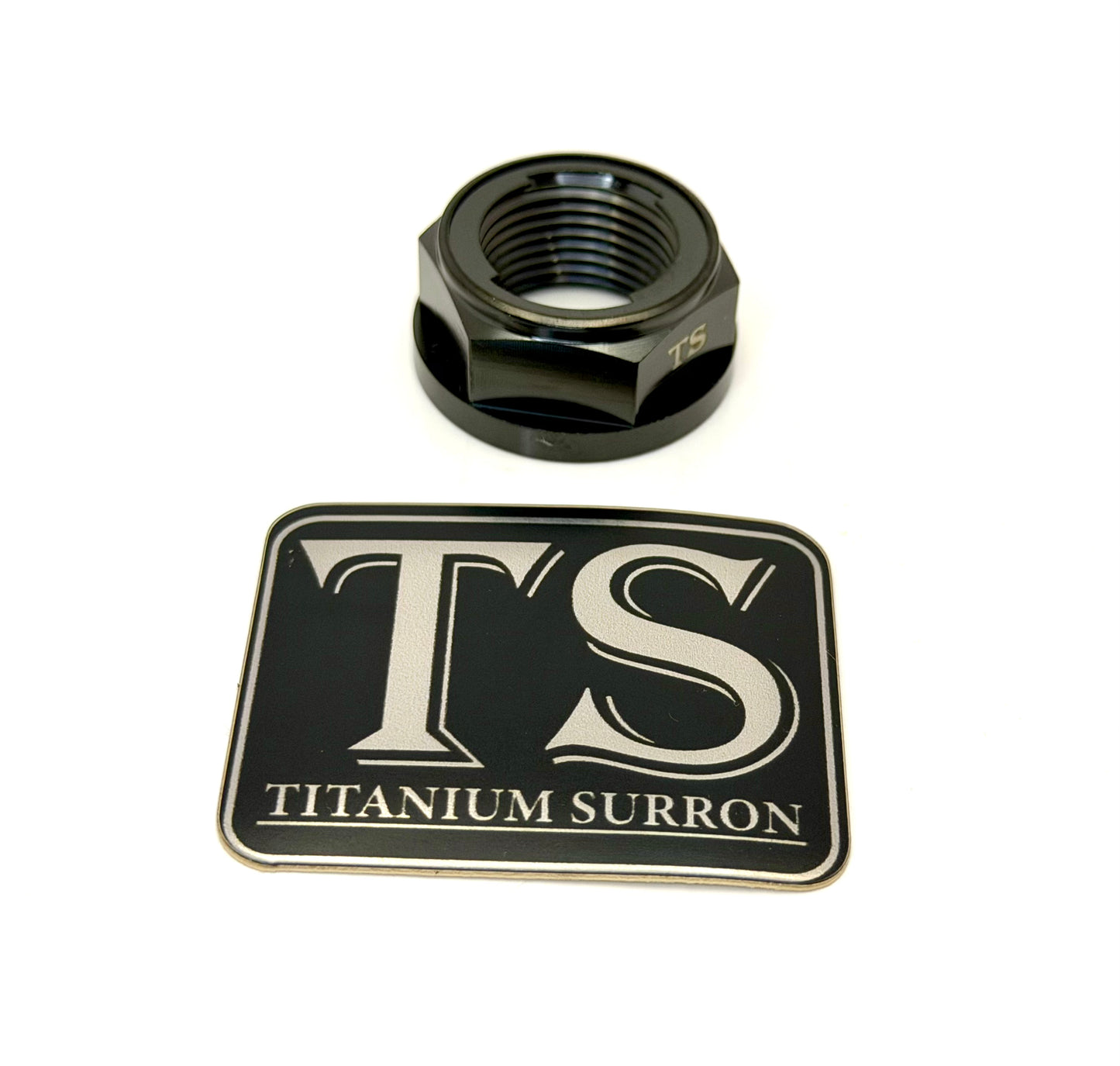M20 Titanium Grade 5 6AL-4V DIN 6923 Locking Flange (31.5mm) Nut (Aerospace Grade)