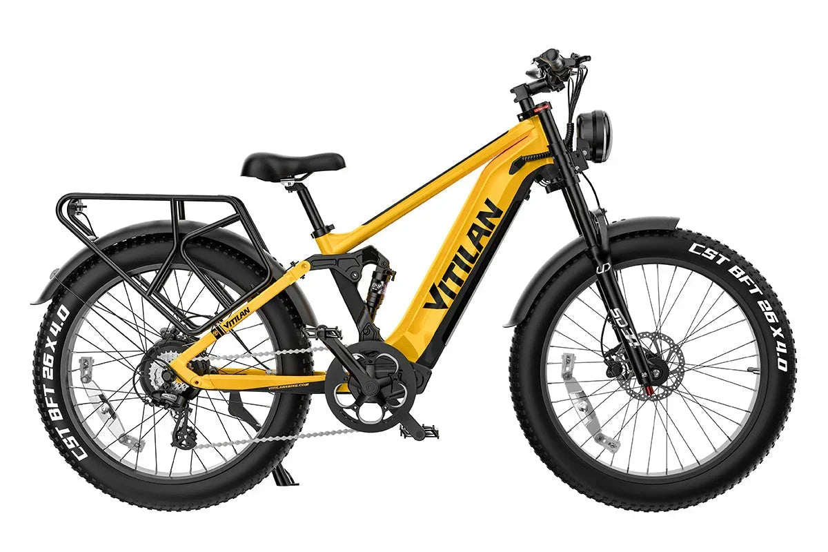 Vitilan T7PRO Full Suspension Mountain E-bike