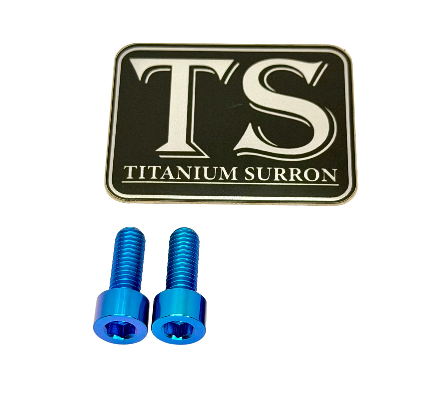 Titanium Surron Prickly Motor Cover Bolts 18