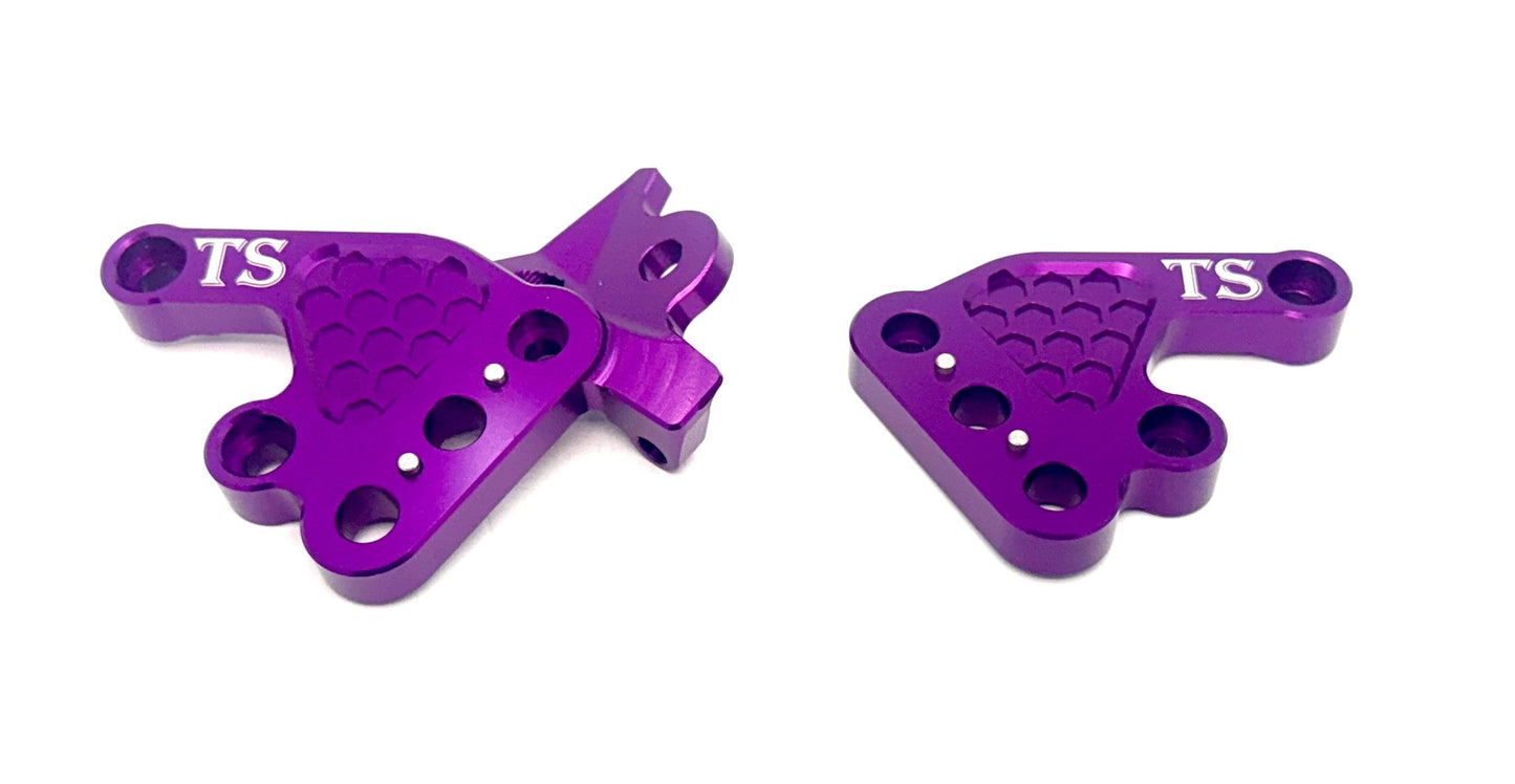 Custom CNC Aluminum Footpeg Brackets for Talaria Sting MX3, MX4, MX5, XXX