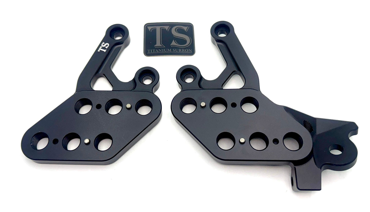 Custom CNC Aluminum Footpeg Drop Bracket for Surron LBX and E - Ride Pro Models