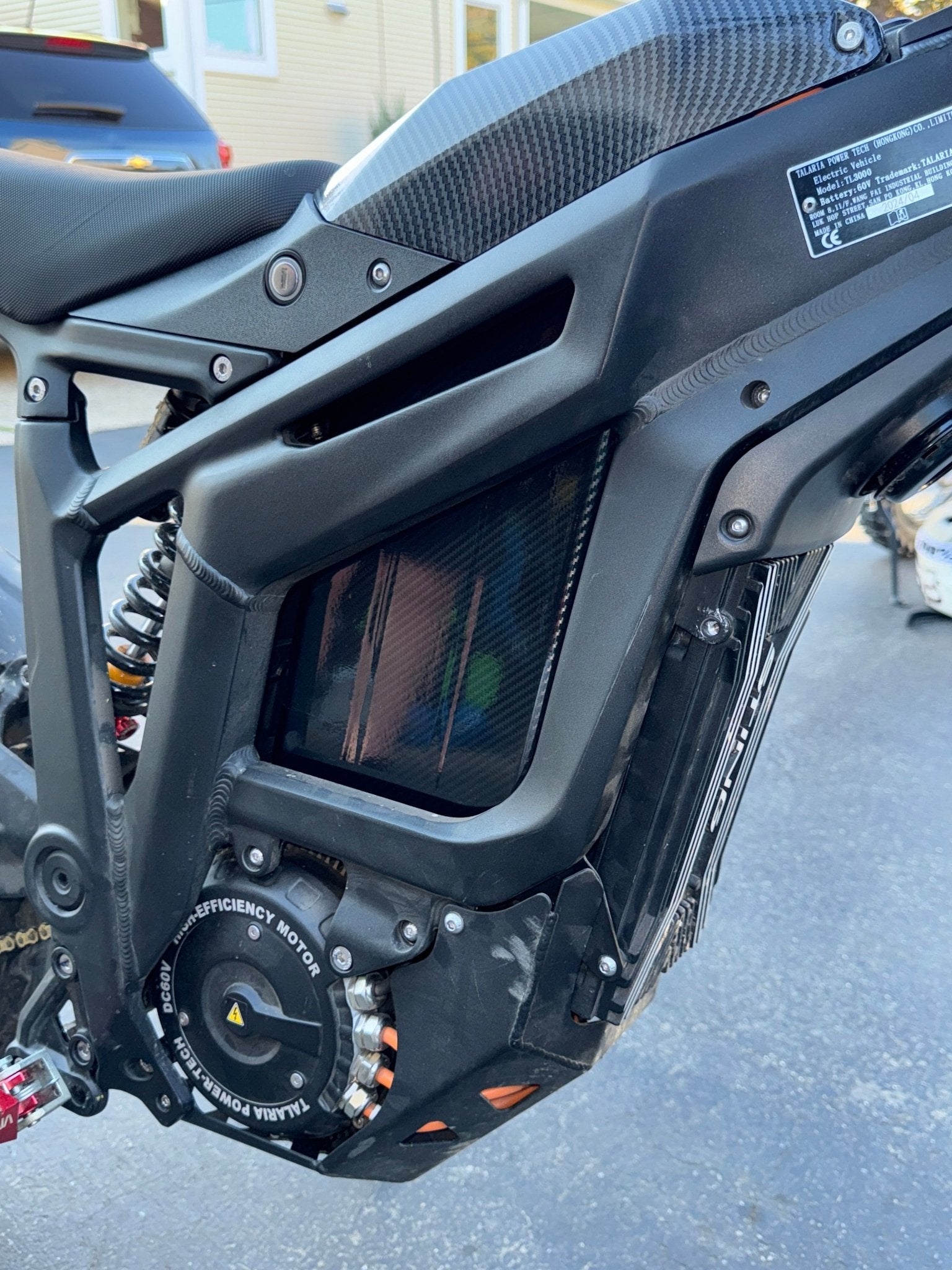 E - Bike Carbon Fiber Battery Wrap