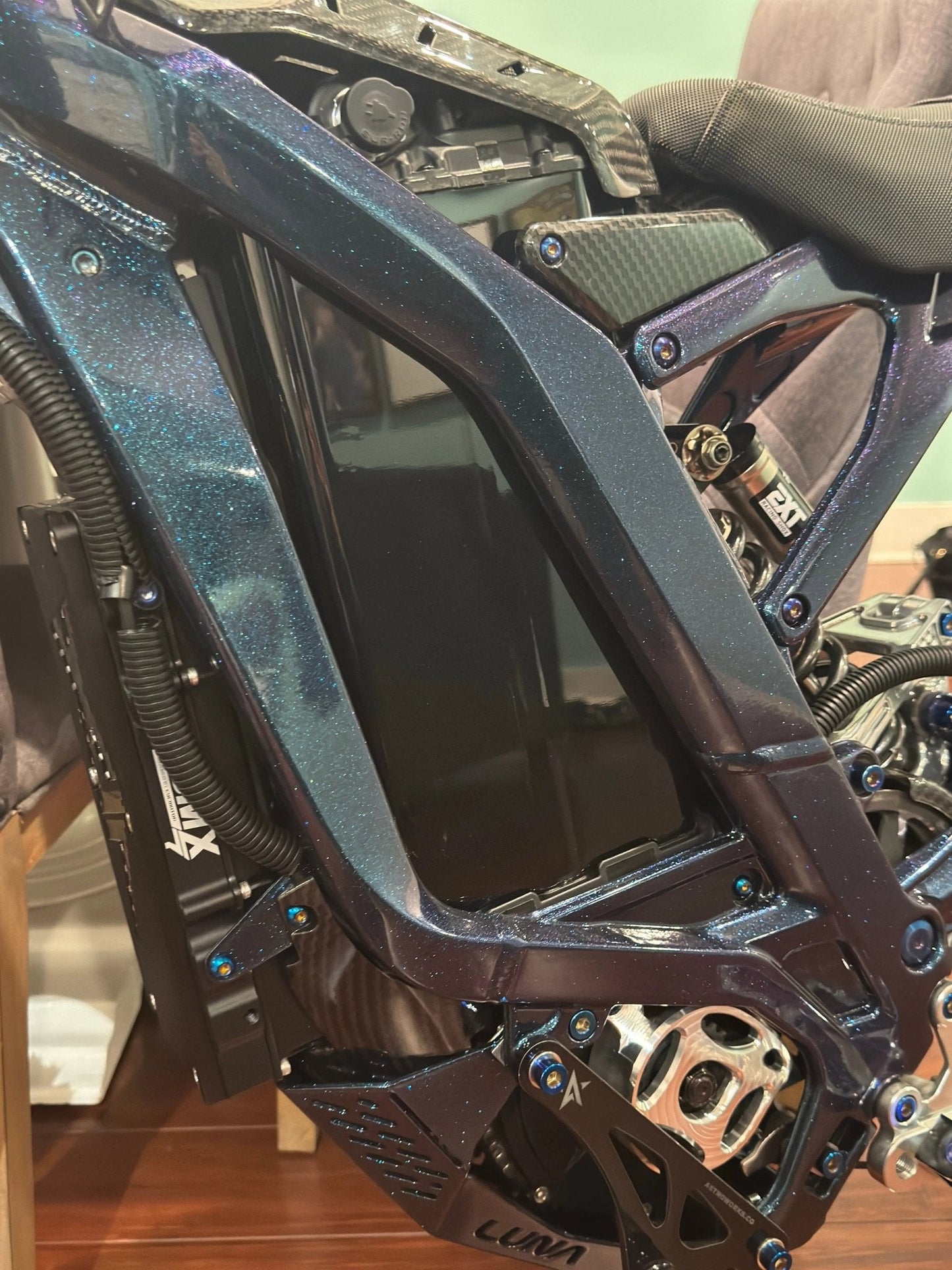 E - Bike "invisible" Vantablack Battery Wrap