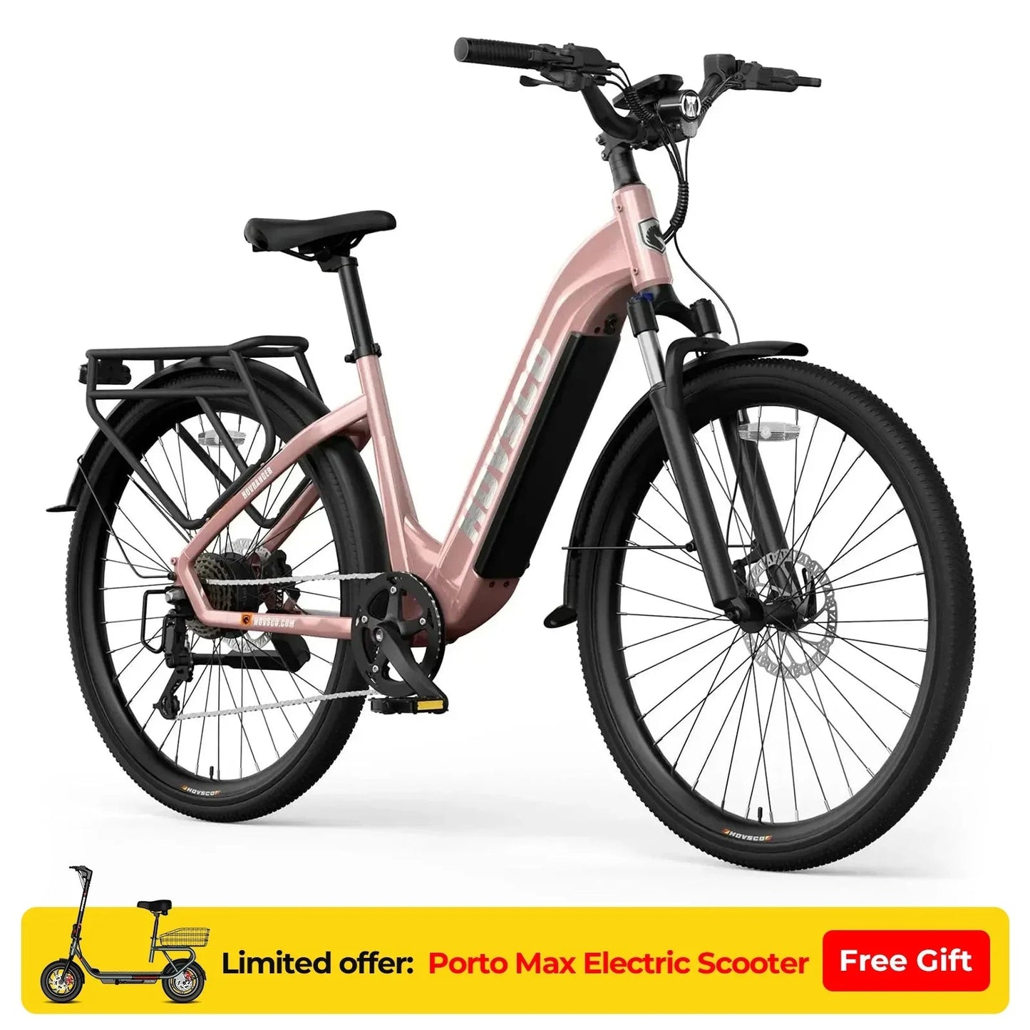 HOVSCO HovRanger 27.5" Step-Thru Commuter Bike
