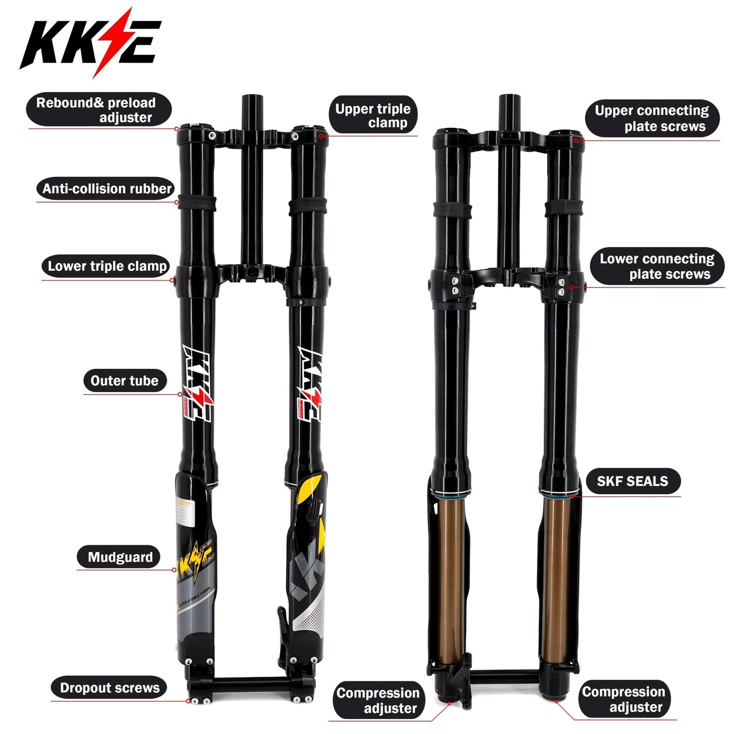 KKE 37MM Fork for Surron LBX and Similar Light E - moto