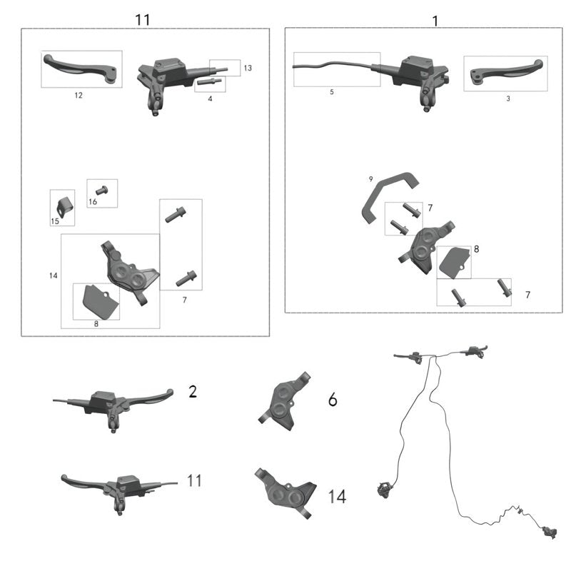 Talaria MX3 Brakes and Brake Parts