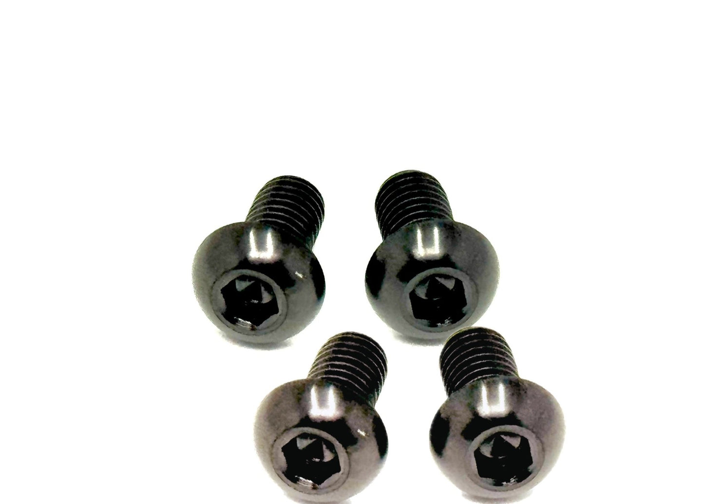 Complete customization titanium hardware kit for the Talaria Sting R in black.