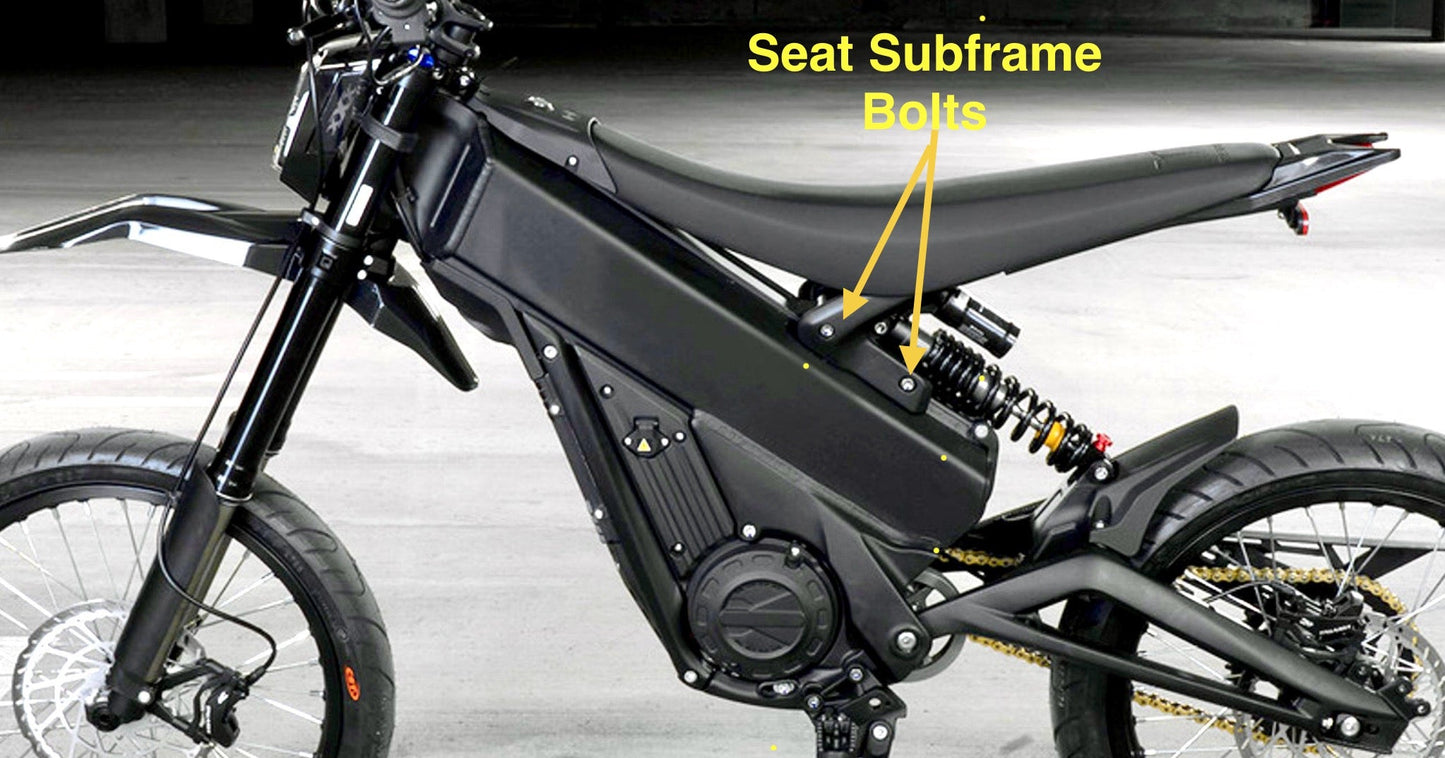 Talaria XXX Seat Subframe or Foot Peg Titanium Bolts (4)
