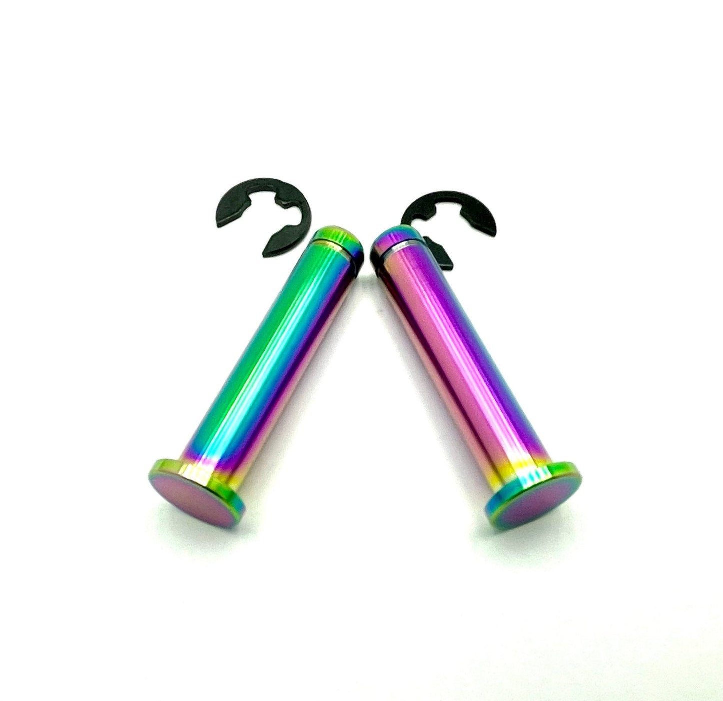 Rainbow Titanium Battery Lid Pins for Surron Light Bee and Segway X160 and X260