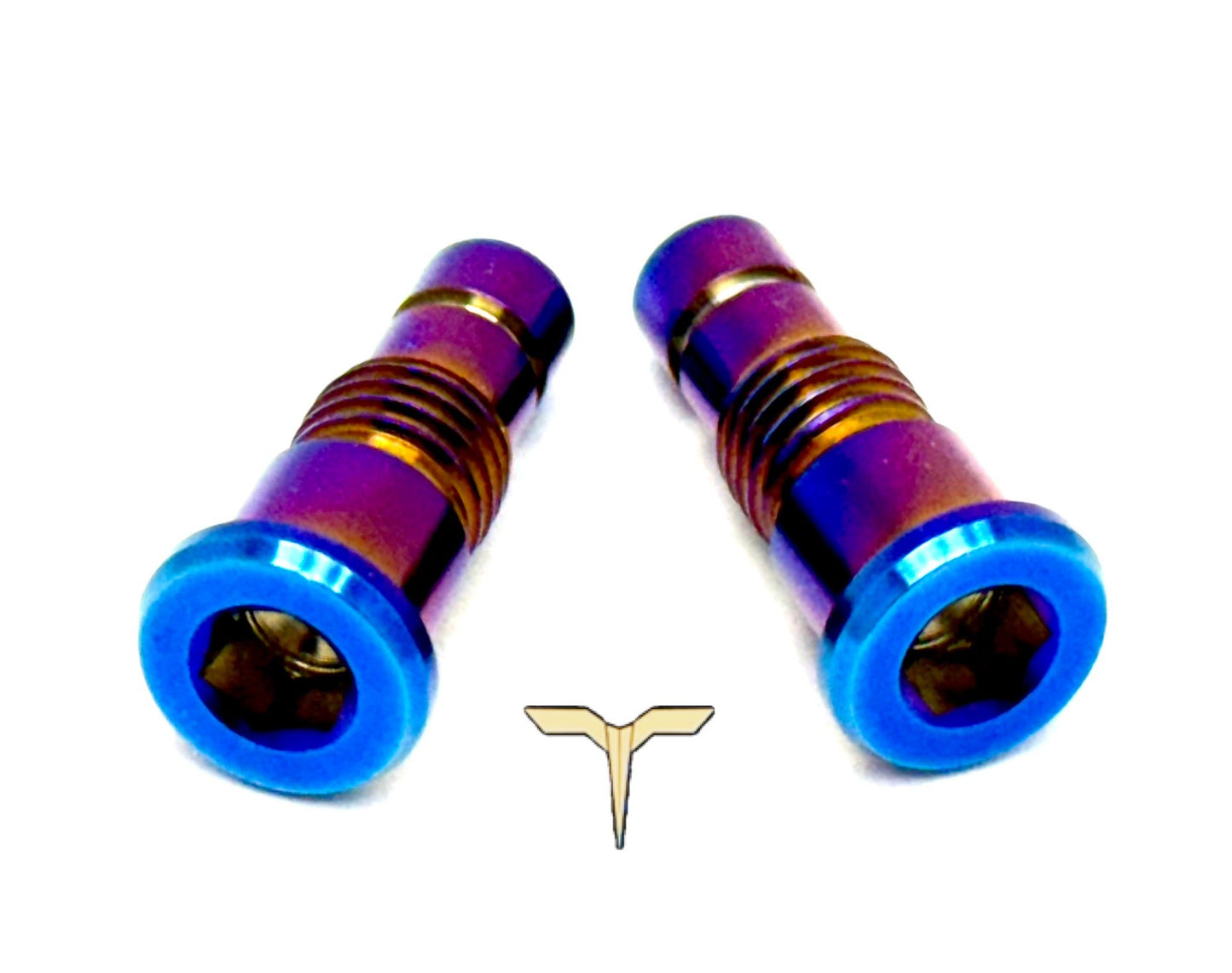 Burnt Blue Titanium Battery Lid Pins for Talaria Sting R MX4