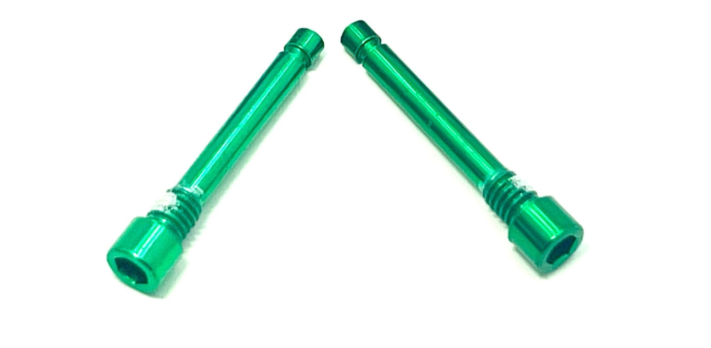 Green Titanium Brake Pad Retaining Screws/ Slide Pins for Surron, Talaria, 79 Bike, Rerode, E-Ride Pro, Pro SS, Segway