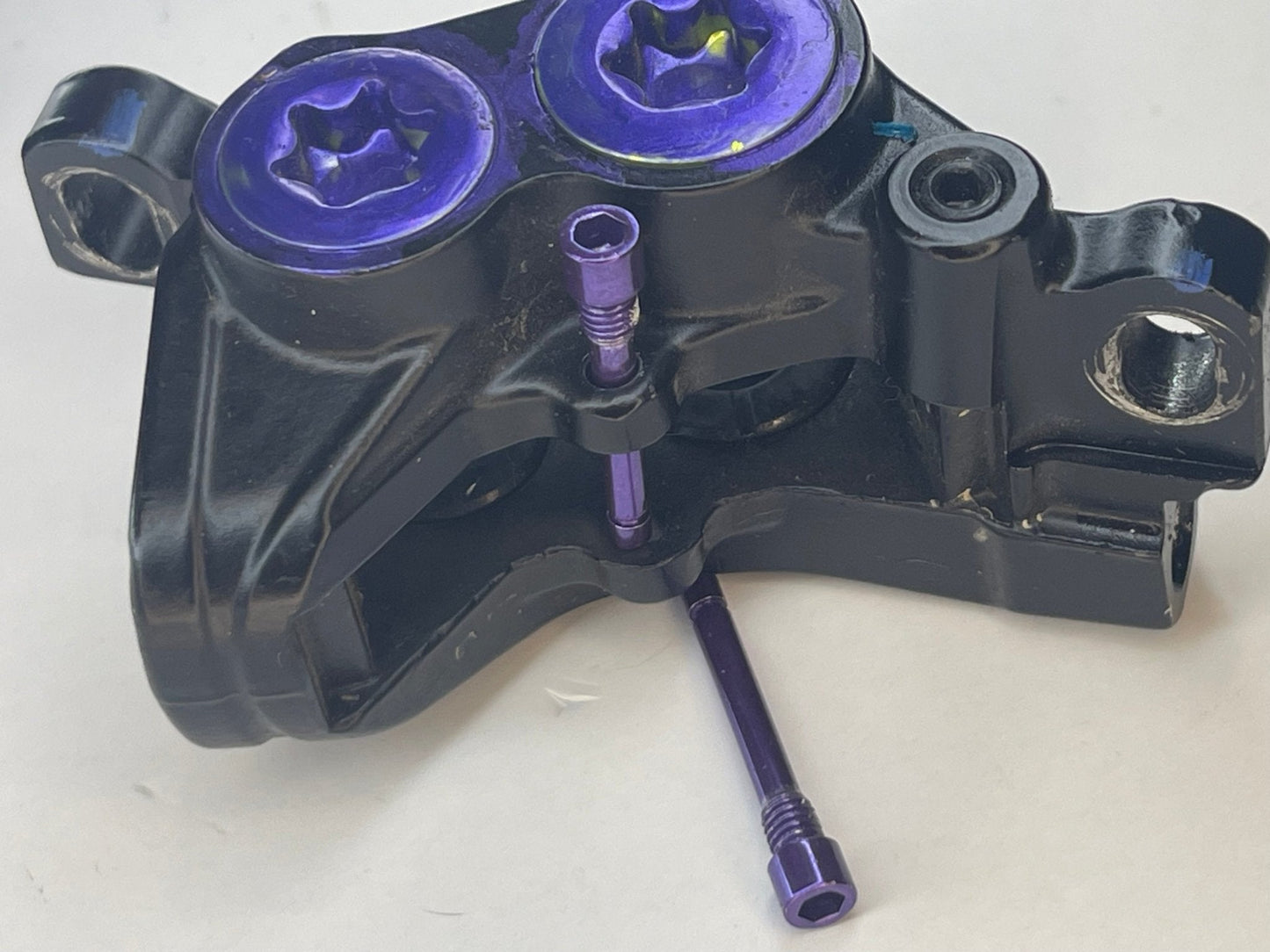 Purple Titanium Brake Pad Retaining Screws/ Slide Pins for Surron, Talaria, 79 Bike, Rerode, E-Ride Pro, Pro SS, Segway