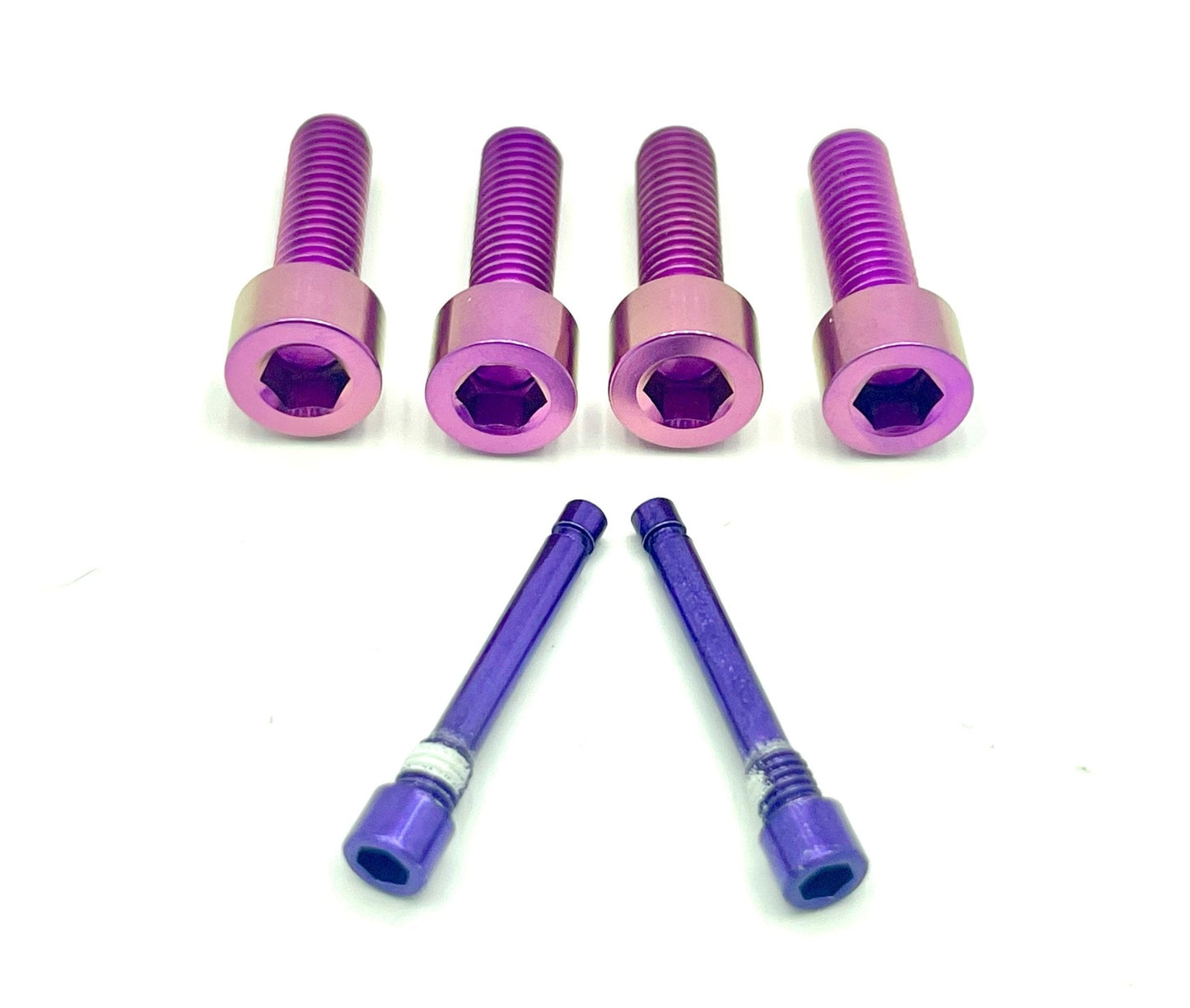 Purple Titanium Brake Caliper Bolt Kit, for Surron, Talaria, 79 Bike, Rerode, E-Ride Pro, Pro SS, & Segway