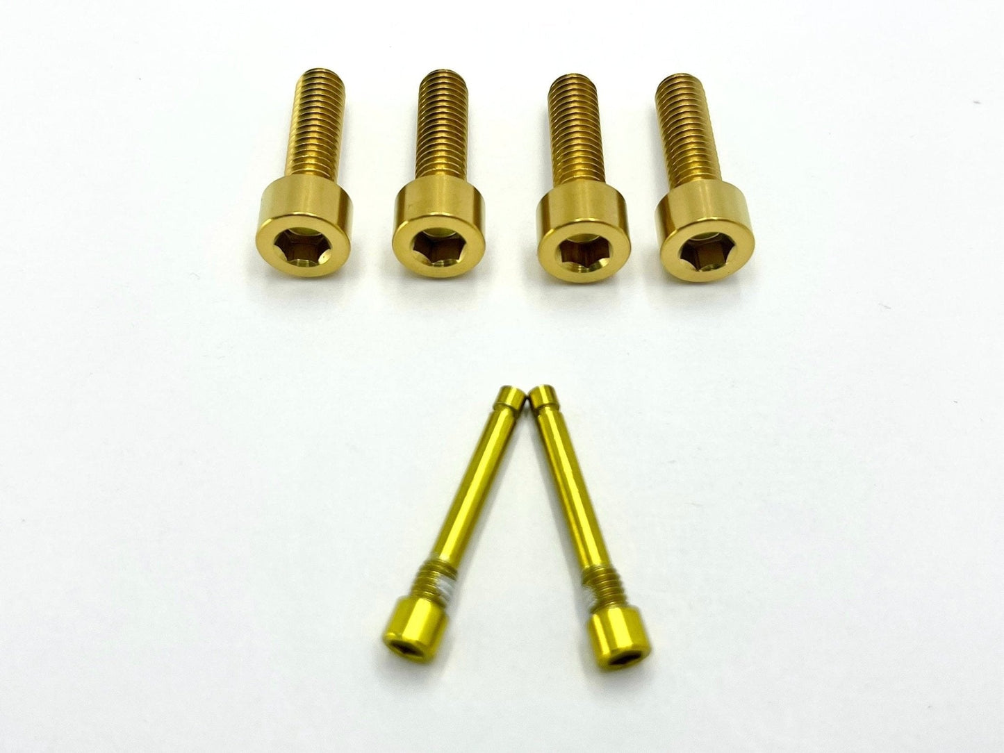 Gold Titanium Brake Caliper Bolt Kit, for Surron, Talaria, 79 Bike, Rerode, E-Ride Pro, Pro SS, & Segway