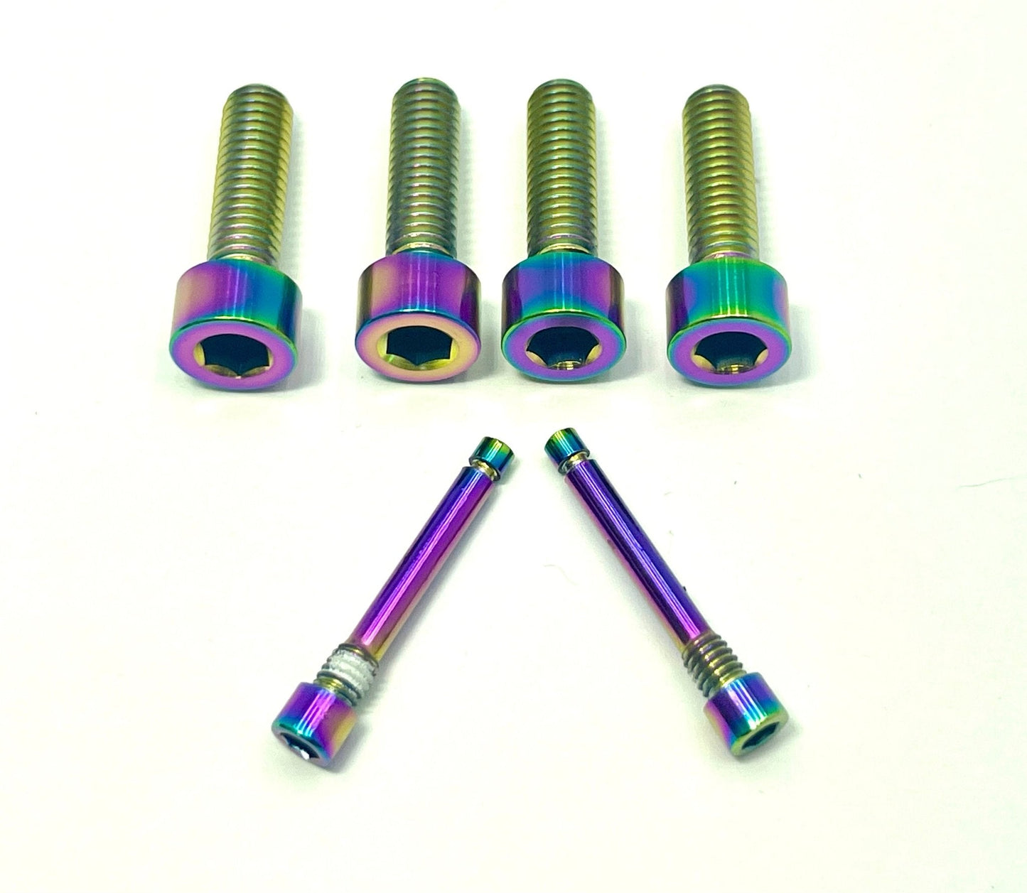 Rainbow Titanium Brake Caliper Bolt Kit, for Surron, Talaria, 79 Bike, Rerode, E-Ride Pro, Pro SS, & Segway