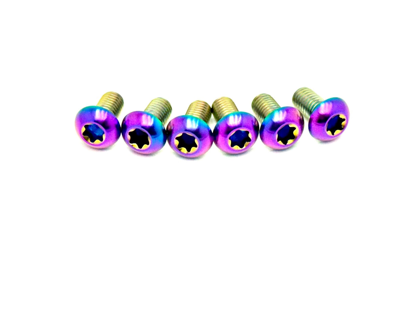 Rainbow Titanium Front Rotor Screws (M5x10mm) for Surron, Talaria, 79 Bike, Rerode, E-Ride Pro, Pro SS, & Segway