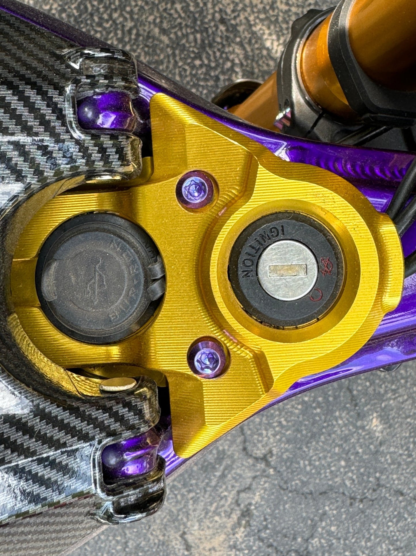 Titanium ignition cover bolts for Surron LBX and Segway X-160/ X-260.