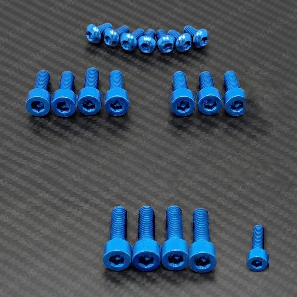 Titanium KKE Fork Bolt Kit - Juiced Scrambler