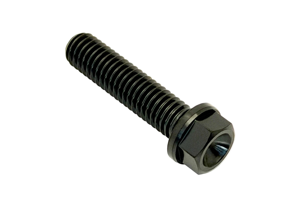 Titanium M6x1.0x25mm Hex Flange Bolt (Aerospace Grade) view 11
