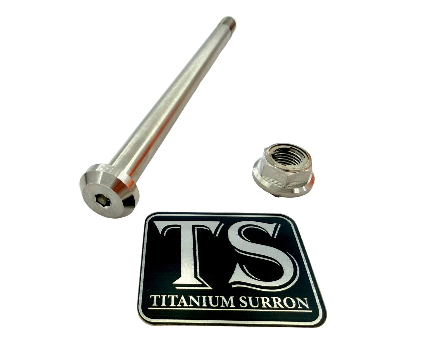 Titanium Rear Axle/ Nut - E - Ride Pro (all models)