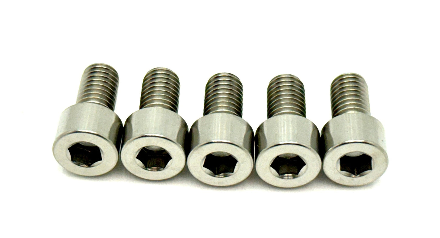 Raw color Titanium Sprocket Bolts M8x18mm for Surron, Talaria, 79 Bike, Rerode, E-Ride Pro, Pro SS, Segway, and more