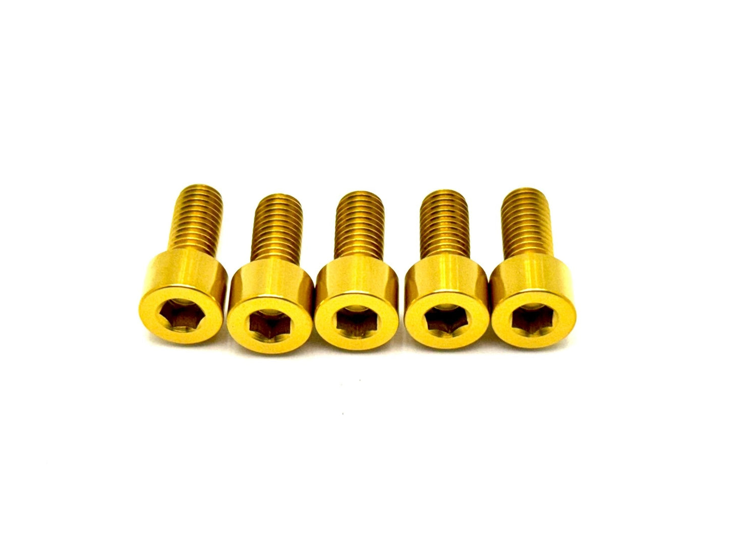 Gold Titanium Sprocket Bolts M8x18mm for Surron, Talaria, 79 Bike, Rerode, E-Ride Pro, Pro SS, Segway, and more