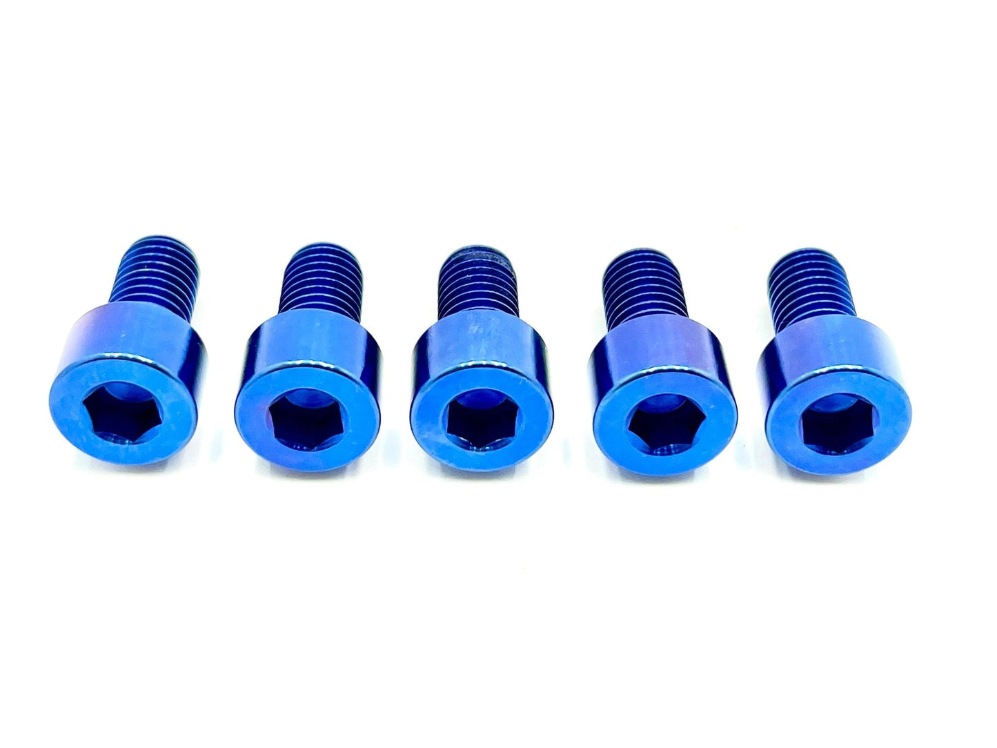 Blue Titanium Sprocket Bolts M8x18mm for Surron, Talaria, 79 Bike, Rerode, E-Ride Pro, Pro SS, Segway, and more