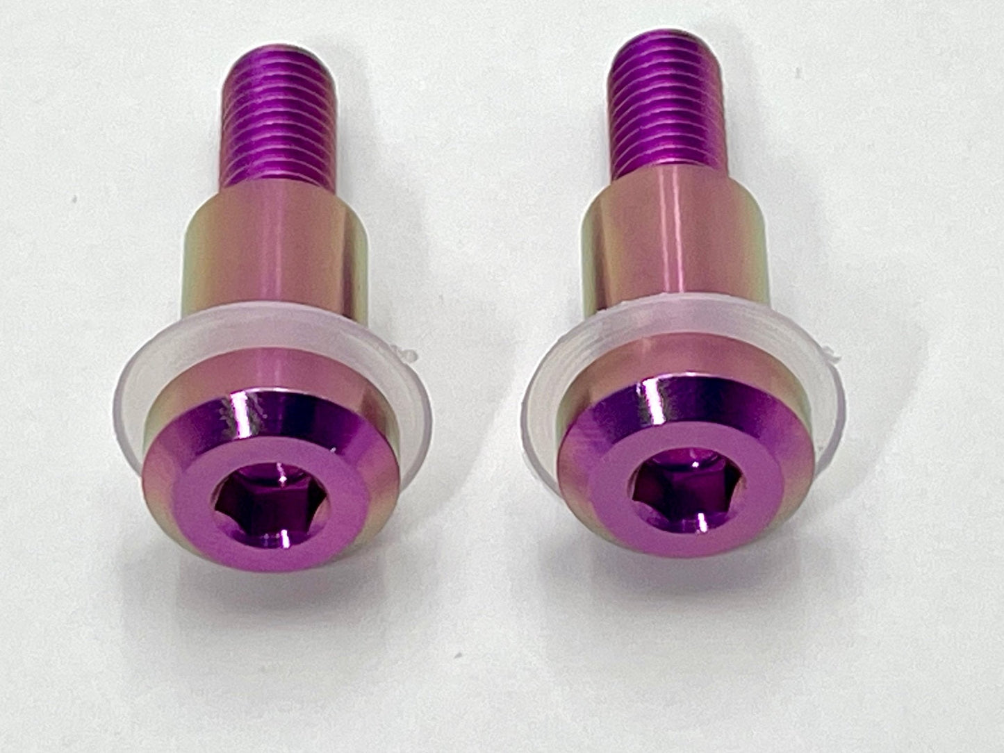Purple Titanium Rear Suspension triangle Bolts for the Surron Light Bee and Segway X260 and X160