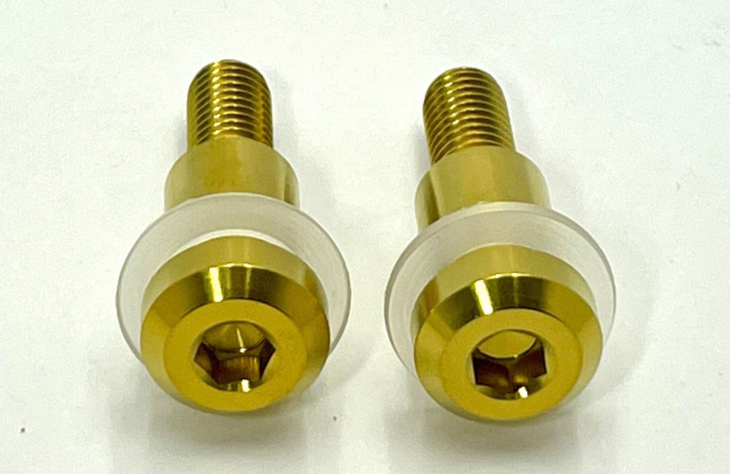 Gold Titanium Rear Suspension triangle Bolts for the Surron Light Bee and Segway X260 and X160