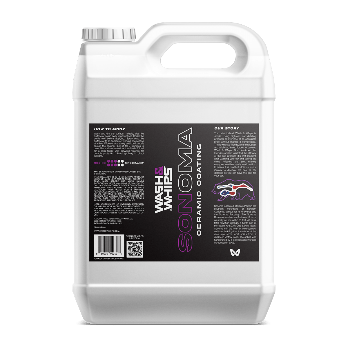WASH&WHIPS Sonoma Ceramic Finishing Coating Spray - 9H