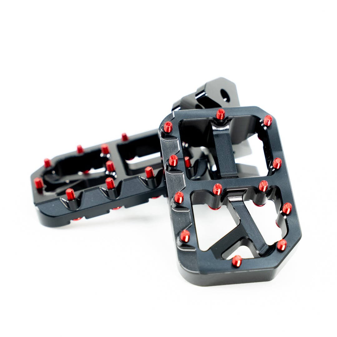 Wide Foot Pegs for E - Moto