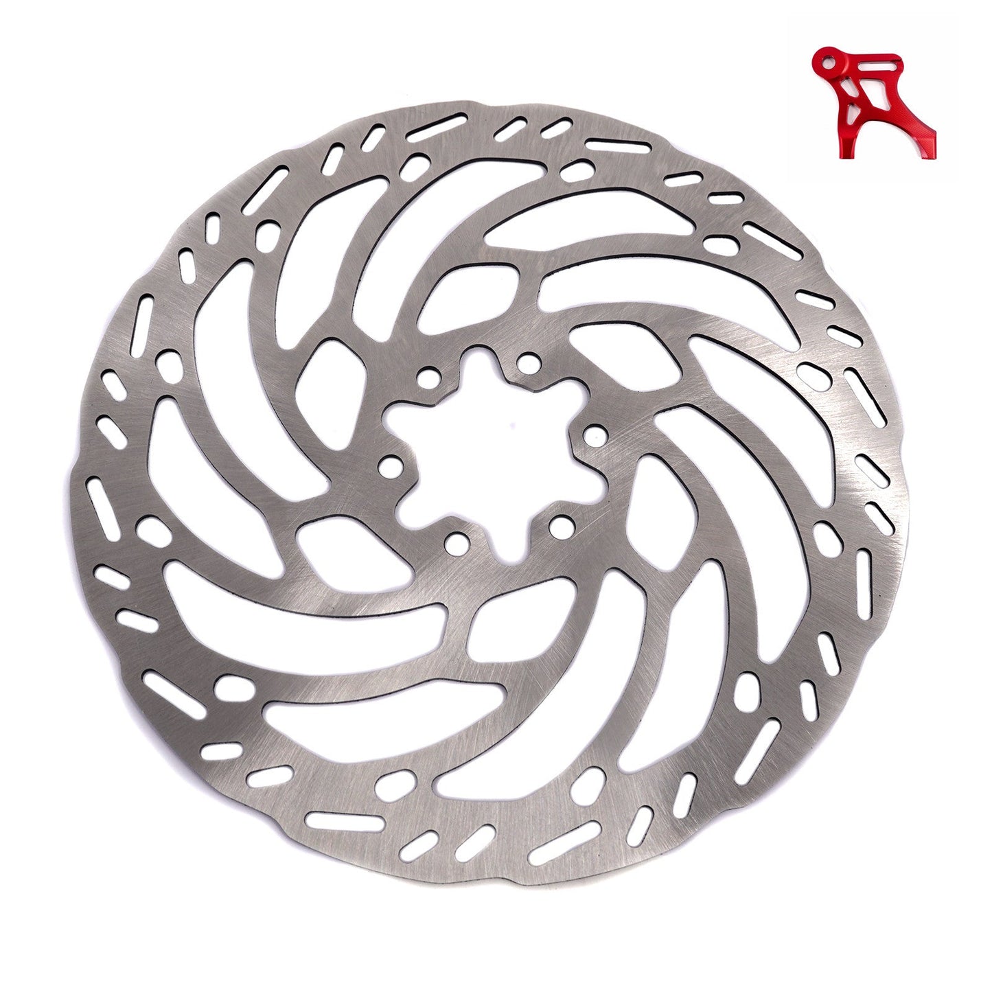 KKE Rear 220MM Disc with Adapter For Surron LBX, Segway X-260, E-Ride Pro SS 2.0