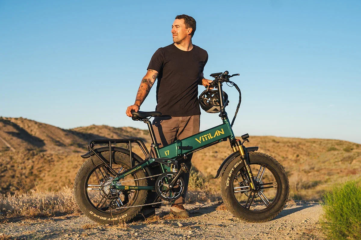 Vitilan I7 Pro Folding Full Suspension Electric Bike