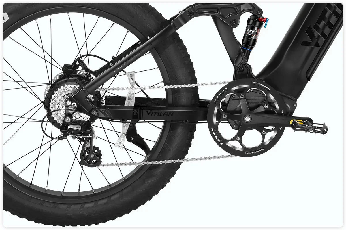 Vitilan T7PRO Full Suspension Mountain E-bike