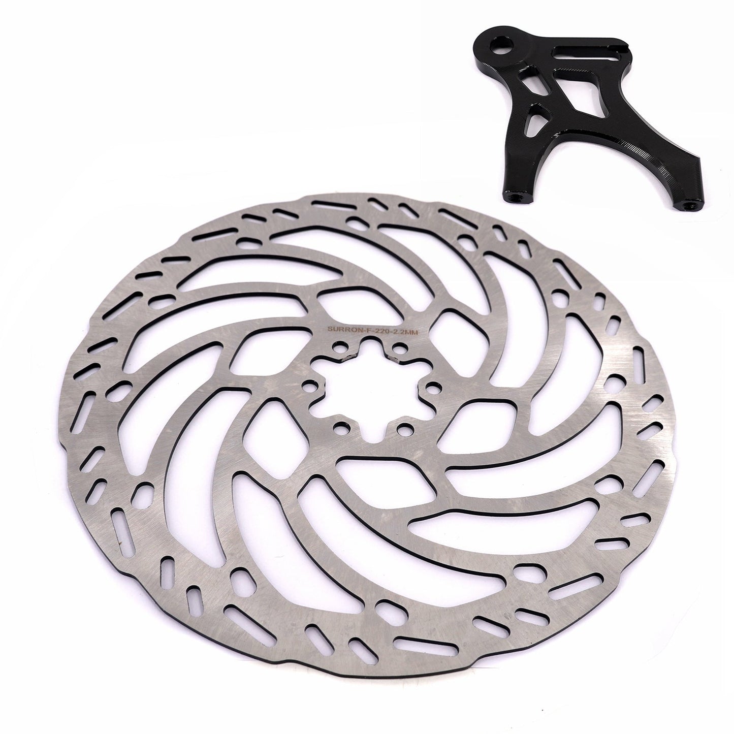 KKE Rear 220MM Disc with Adapter For Surron LBX, Segway X-260, E-Ride Pro SS 2.0