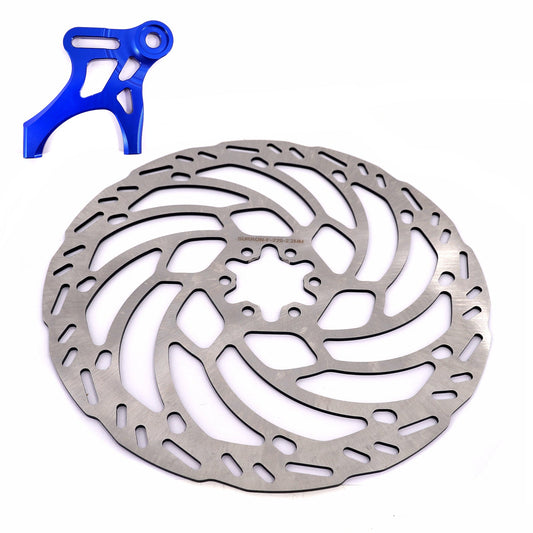 KKE Rear 220MM Disc with Adapter For Surron LBX, Segway X-260, E-Ride Pro SS 2.0