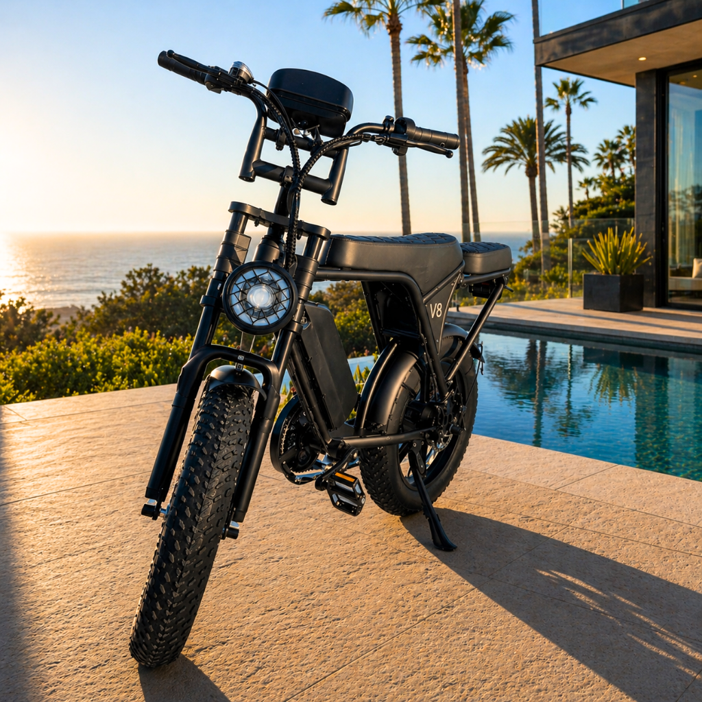 Ride Revolt V8 fat tire electric bike - main view