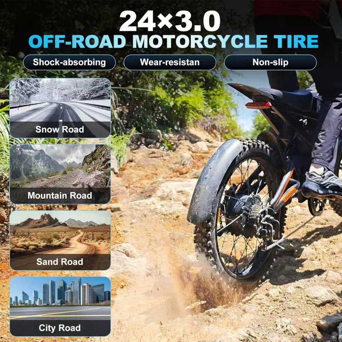 Ride Revolt T2000 dirt-bike-style electric bike - photo 10