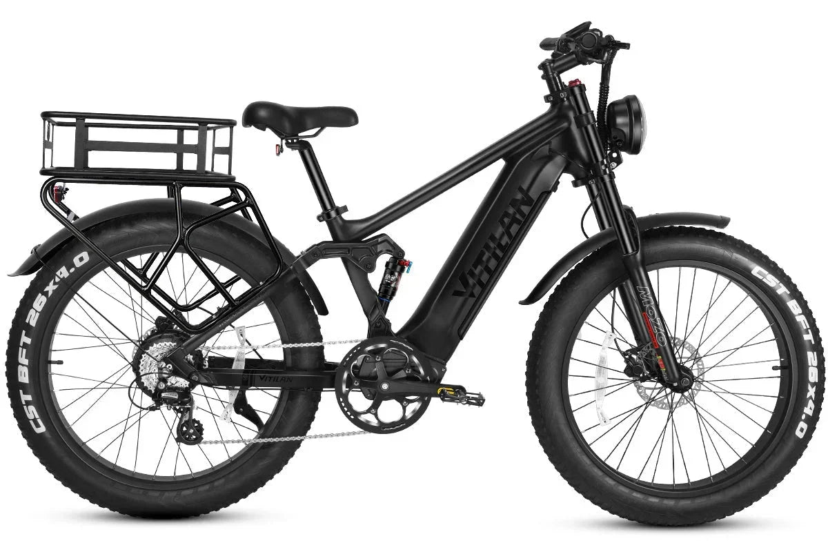 Vitilan T7PRO Full Suspension Mountain E-bike