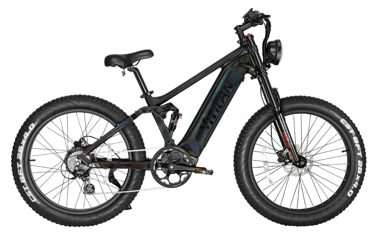 Vitilan T7PRO Full Suspension Mountain E-bike