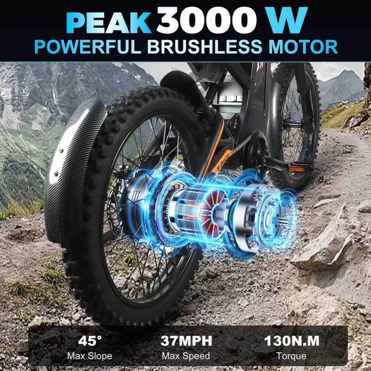 Ride Revolt T2000 dirt-bike-style electric bike - photo 8