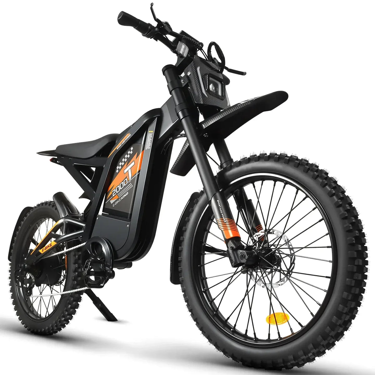 Ride Revolt T2000 dirt-bike-style electric bike in Orange - photo 4