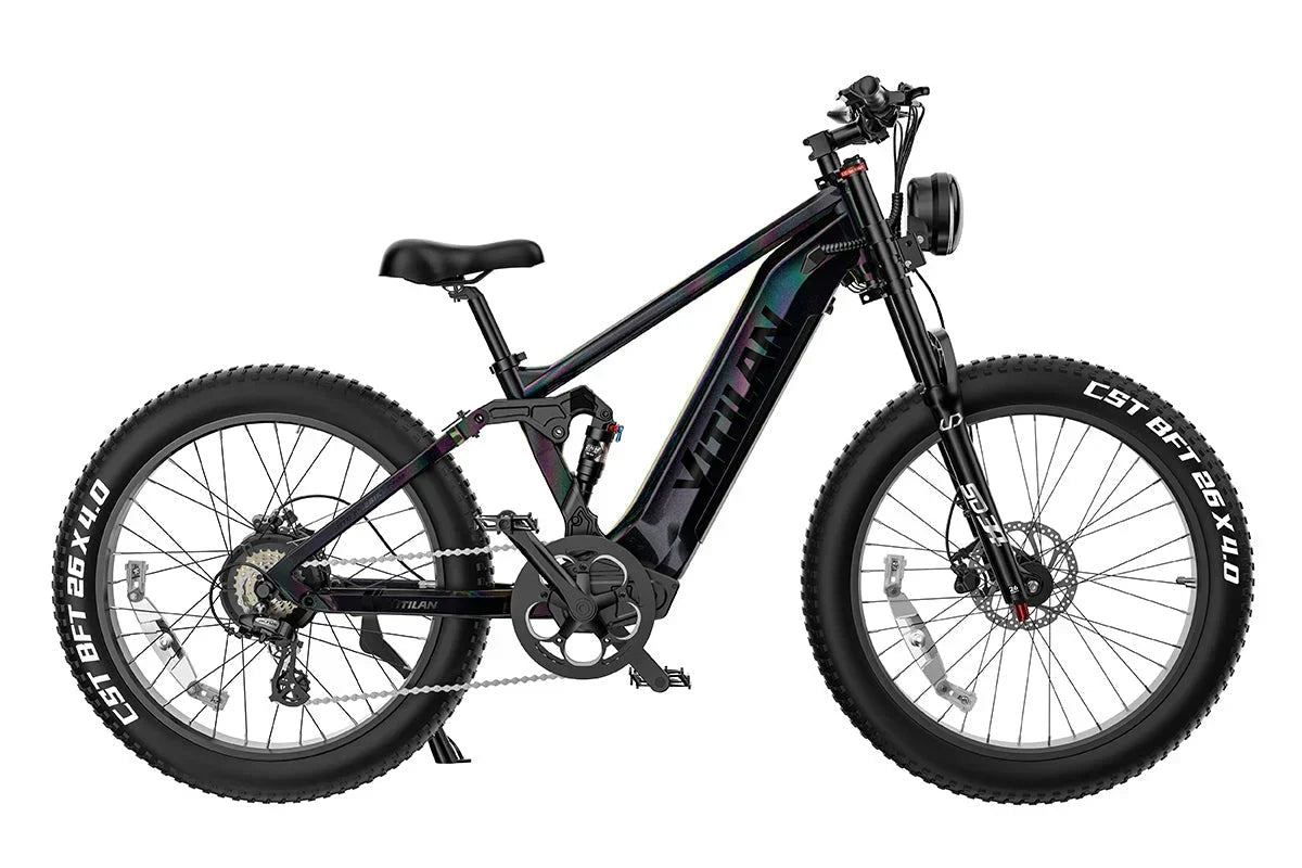 Vitilan T7PRO Full Suspension Mountain E-bike