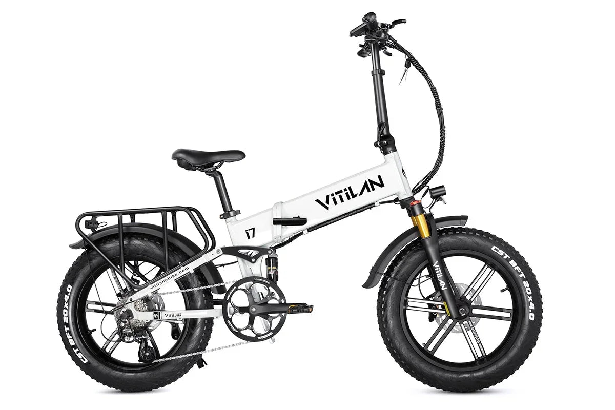 Vitilan I7 Pro Folding Full Suspension Electric Bike